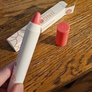 Jing Ai "Pure Love" Velvet Shine Lip Jewel Lipstick Lip Crayon PINK A BOO